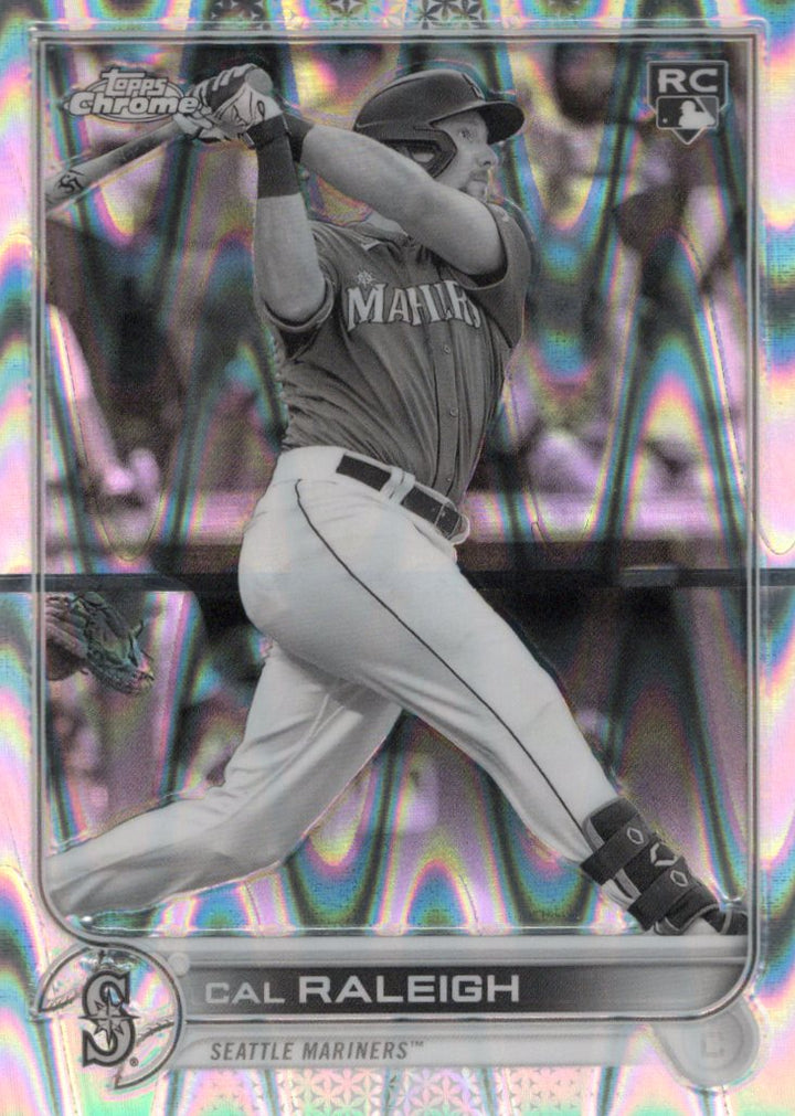 2022 Topps Chrome Sonic Cal Raleigh Rookie 