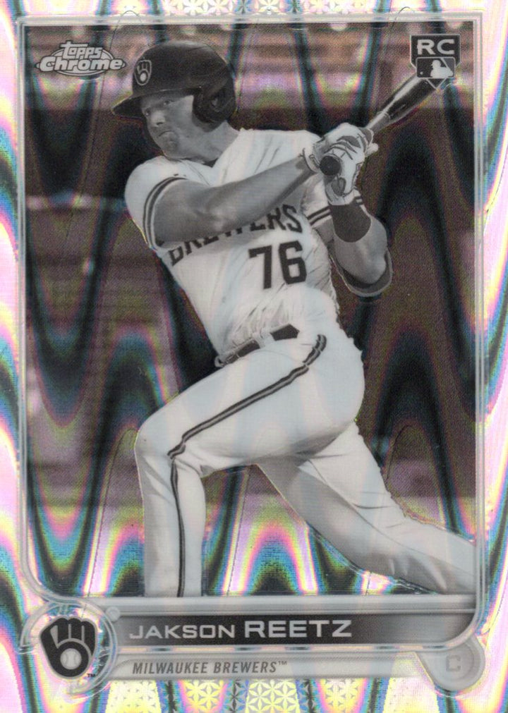 2022 Topps Chrome Sonic Jakson Reetz Rookie 