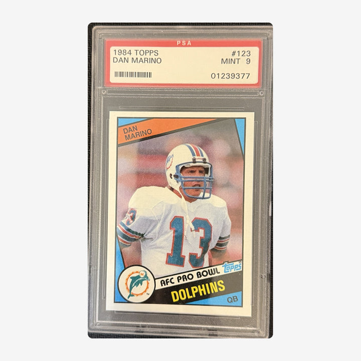 Front of 1984 Topps Dan Marino Rookie 