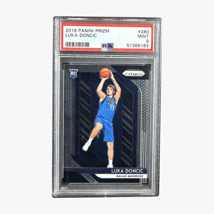 Front of 2018-19 Panini Prizm Luka Doncic Rookie 