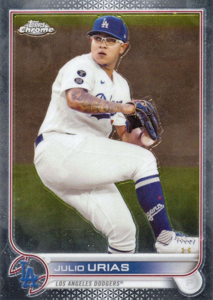 2022 Topps Chrome Sonic Julio Urias 