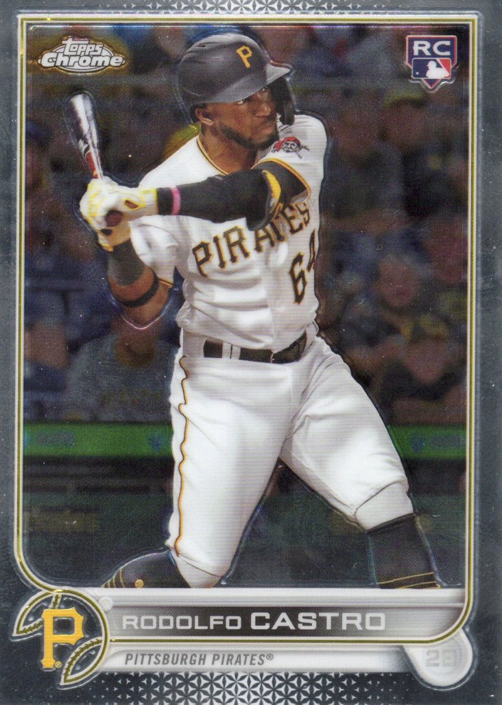 2022 Topps Chrome Sonic Rodolfo Castro Rookie #7 Base front scan