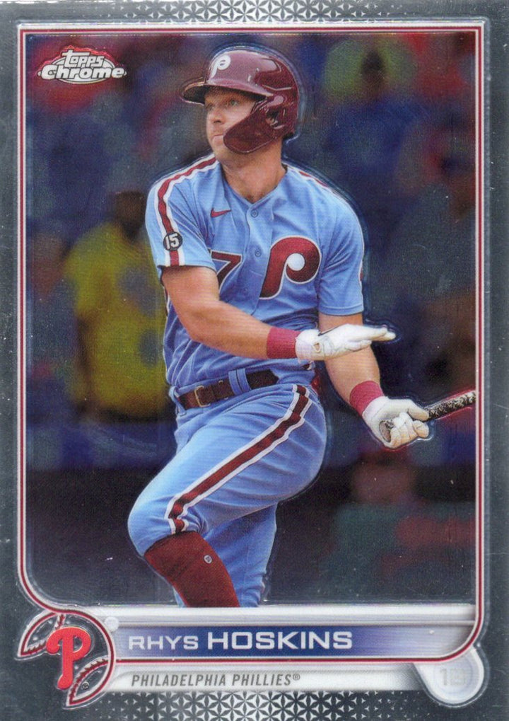 2022 Topps Chrome Sonic Rhys Hoskins 