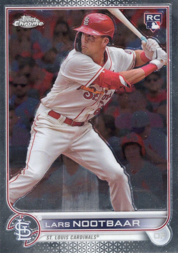 2022 Topps Chrome Sonic Lars Nootbaar Rookie 