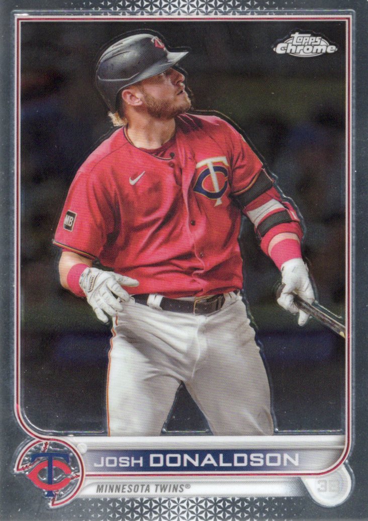 2022 Topps Chrome Sonic Josh Donaldson #22 Base front scan