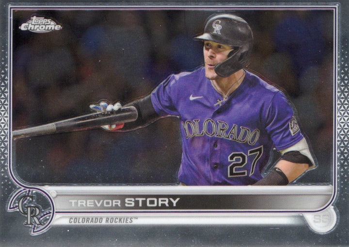 2022 Topps Chrome Sonic Trevor Story 