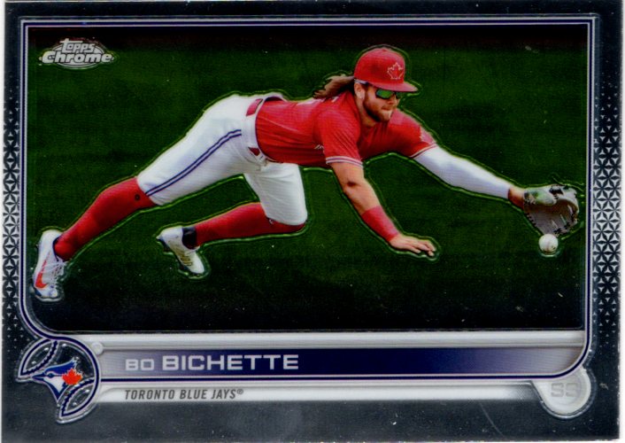 2022 Topps Chrome Sonic Bo Bichette #38 Base front scan
