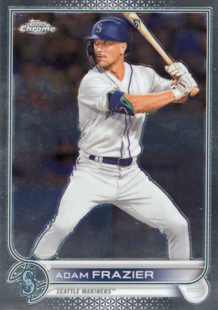 2022 Topps Chrome Sonic Adam Frazier #47 Base front scan