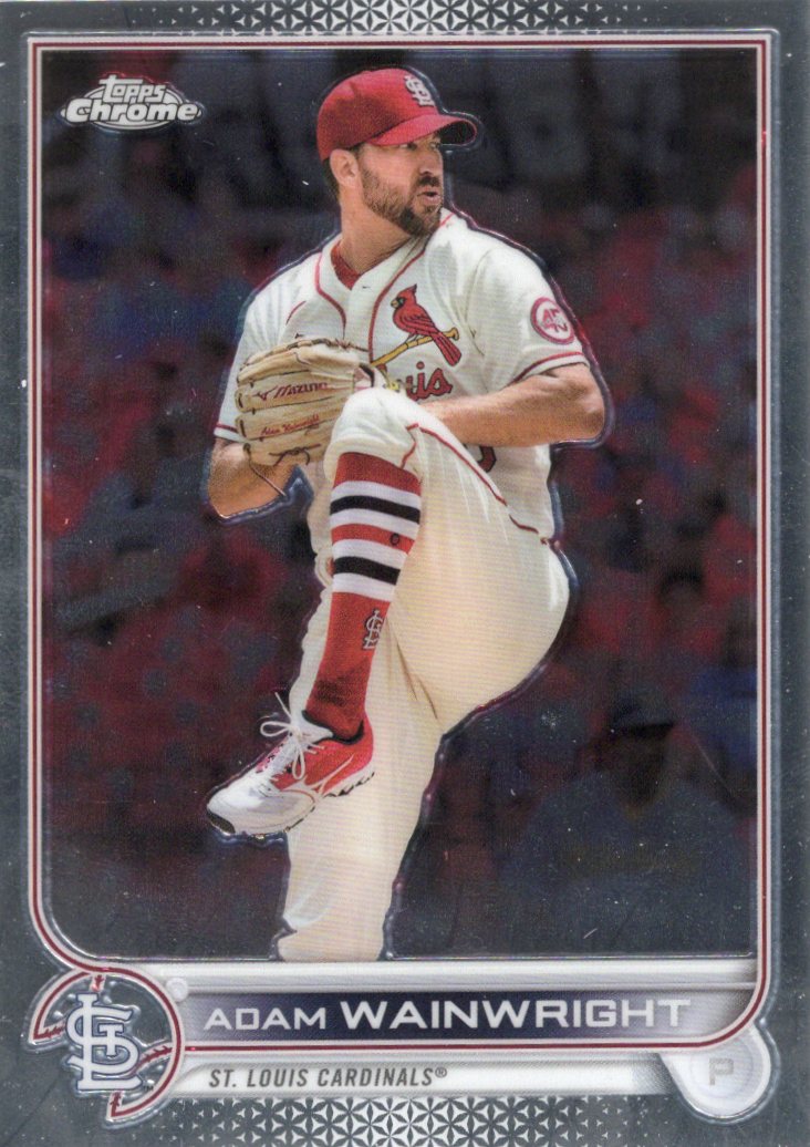 2022 Topps Chrome Sonic Adam Wainwright #52 Base front scan