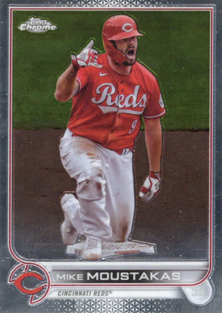 2022 Topps Chrome Sonic Mike Moustakas #56 Base front scan