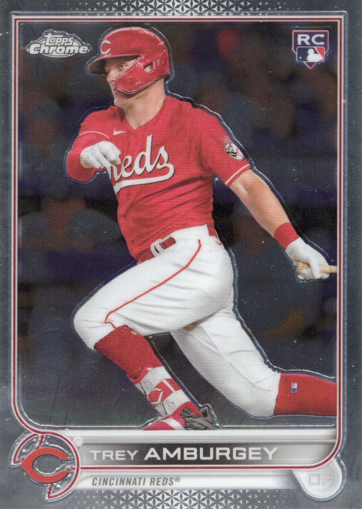 2022 Topps Chrome Sonic Trey Amburgey Rookie #61 Base front scan