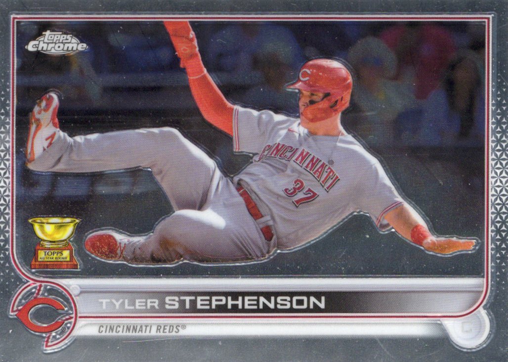 2022 Topps Chrome Sonic Tyler Stephenson #63 Base front scan