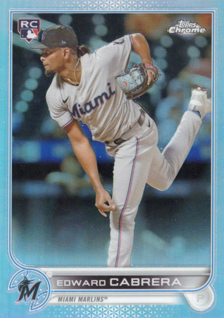 2022 Topps Chrome Sonic Edward Cabrera Rookie 