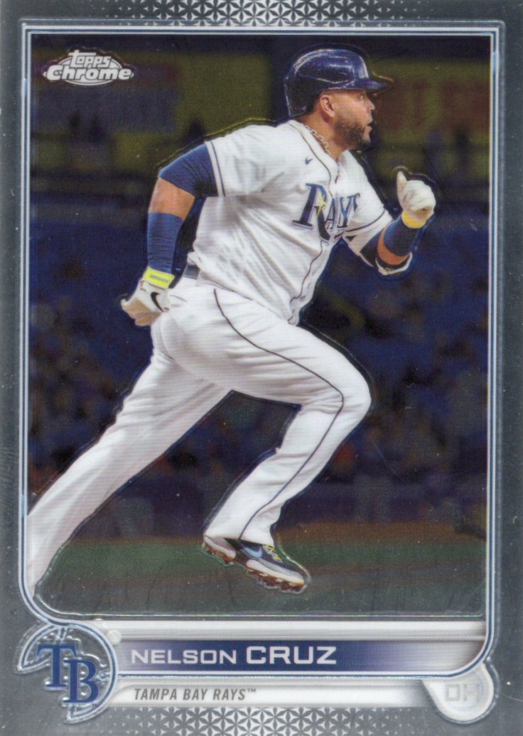 2022 Topps Chrome Sonic Nelson Cruz #71 Base front scan