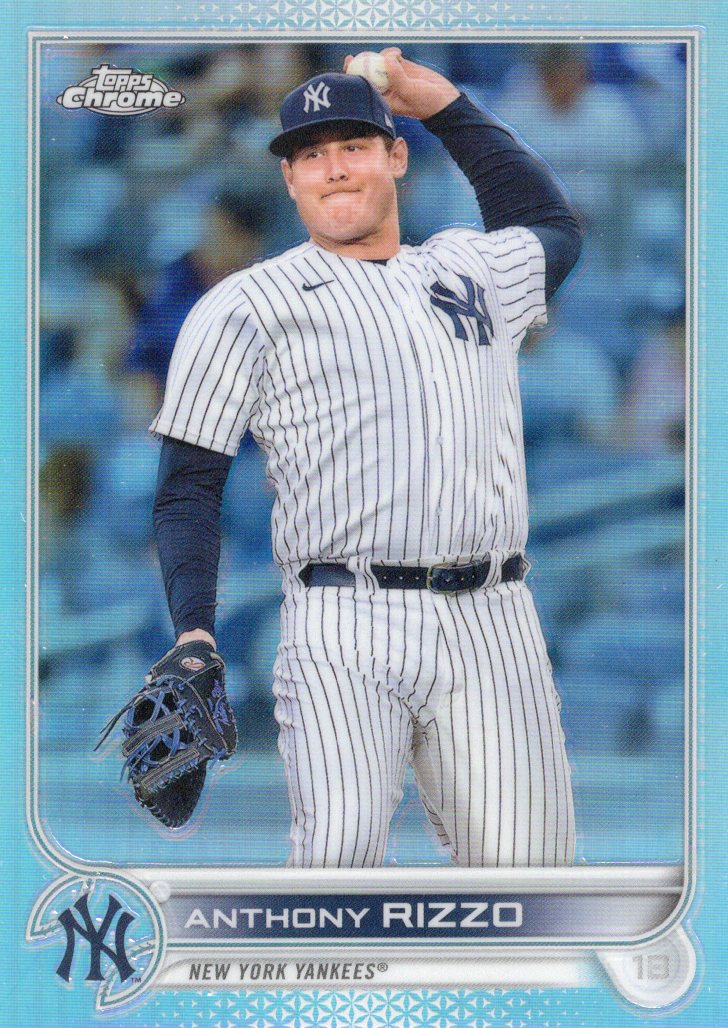 2022 Topps Chrome Sonic Anthony Rizzo #73 Refractor front scan