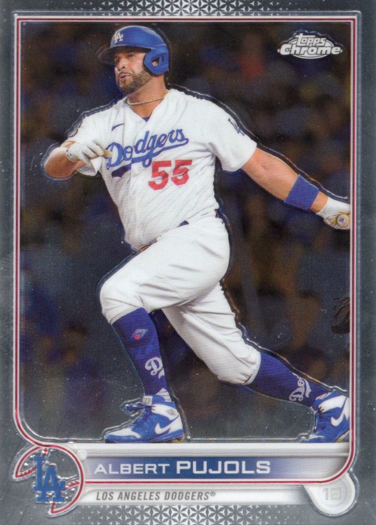 2022 Topps Chrome Sonic Albert Pujols #84 Base front scan