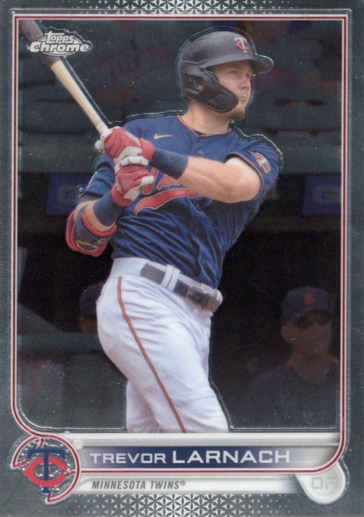 2022 Topps Chrome Sonic Trevor Larnach #88 Base front scan