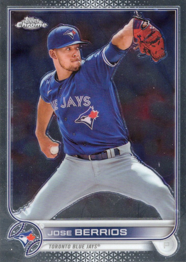 2022 Topps Chrome Sonic Jose Berrios #104 Base front scan