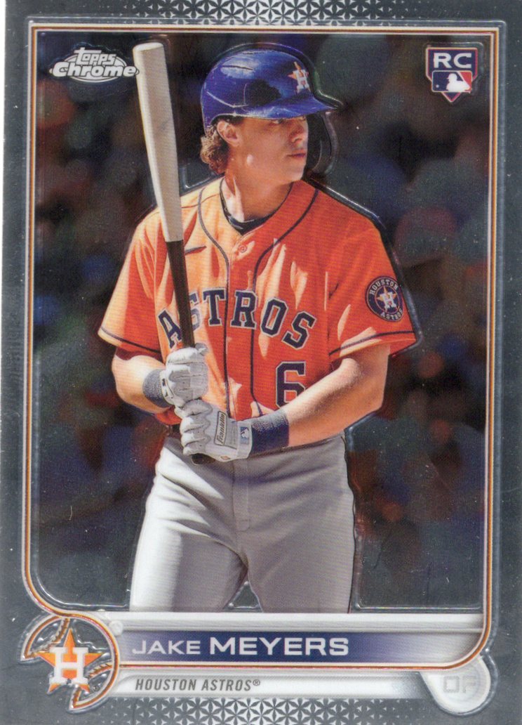 2022 Topps Chrome Sonic Jake Meyers Rookie #114 Base front scan