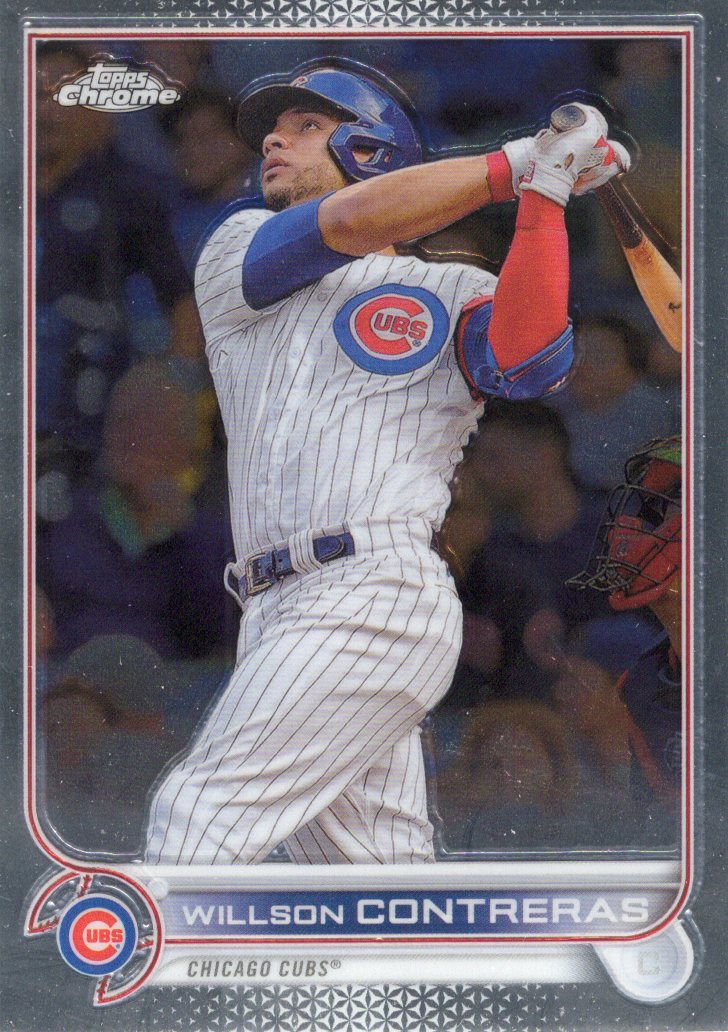 2022 Topps Chrome Sonic Willson Contreras #136 Base front scan