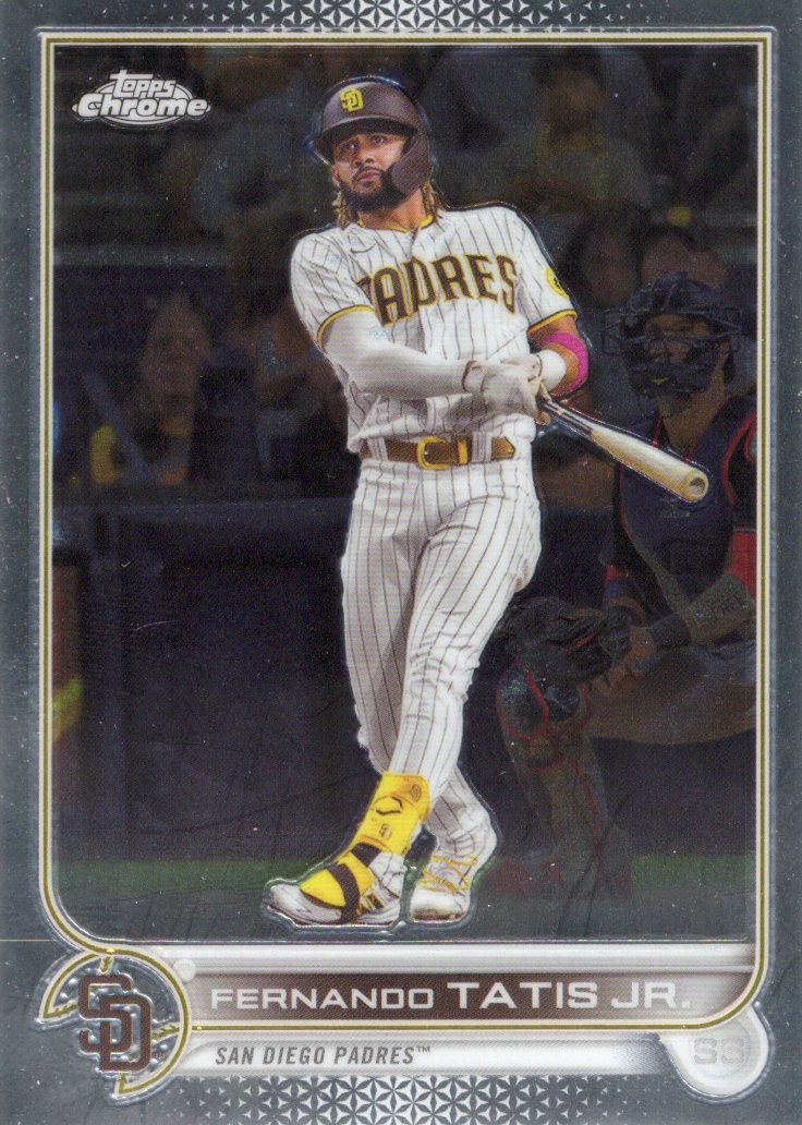 2022 Topps Chrome Sonic Fernando Tatis Jr. #150 Base front scan