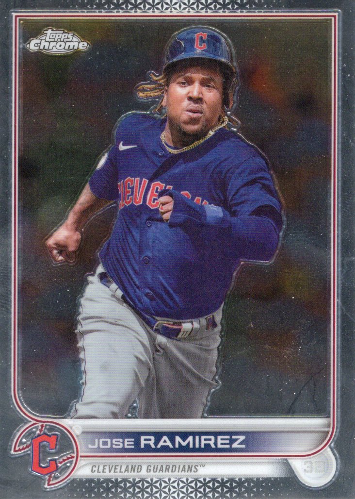 2022 Topps Chrome Sonic Jose Ramirez #151 Base front scan