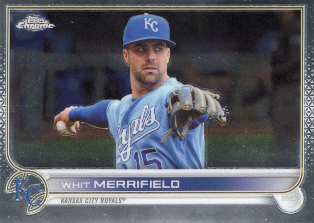 2022 Topps Chrome Sonic Whit Merrifield #154 Base front scan