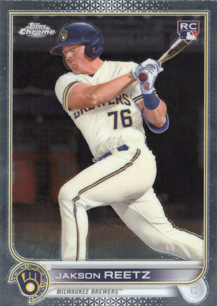 2022 Topps Chrome Sonic Jakson Reetz Rookie 