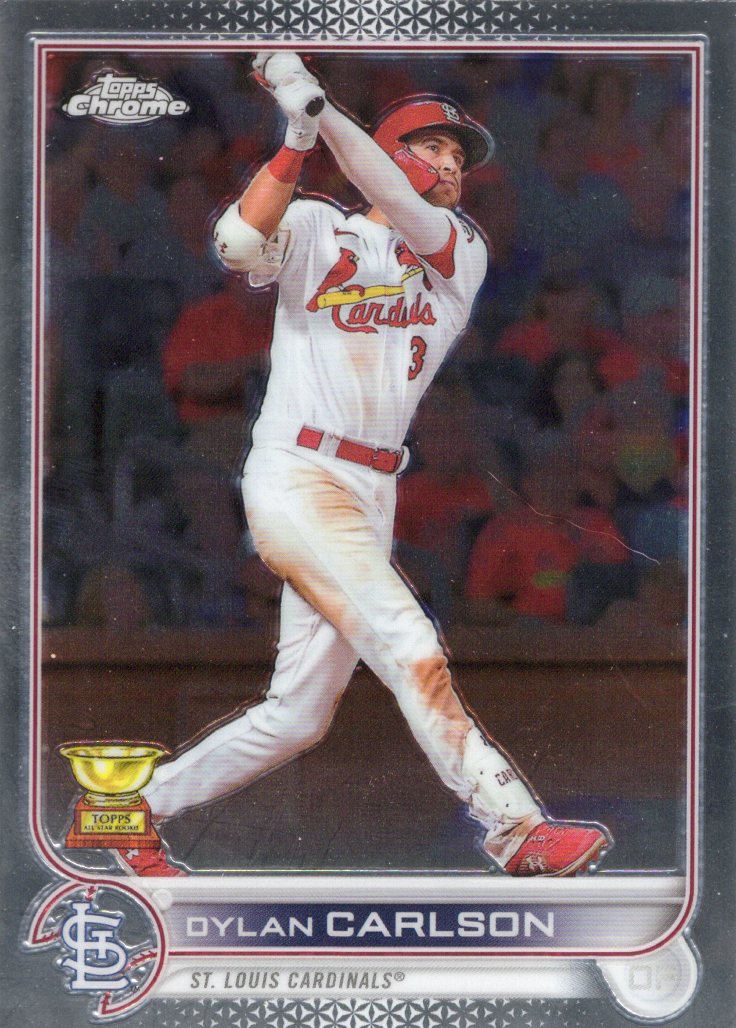 2022 Topps Chrome Sonic Dylan Carlson #158 Base front scan