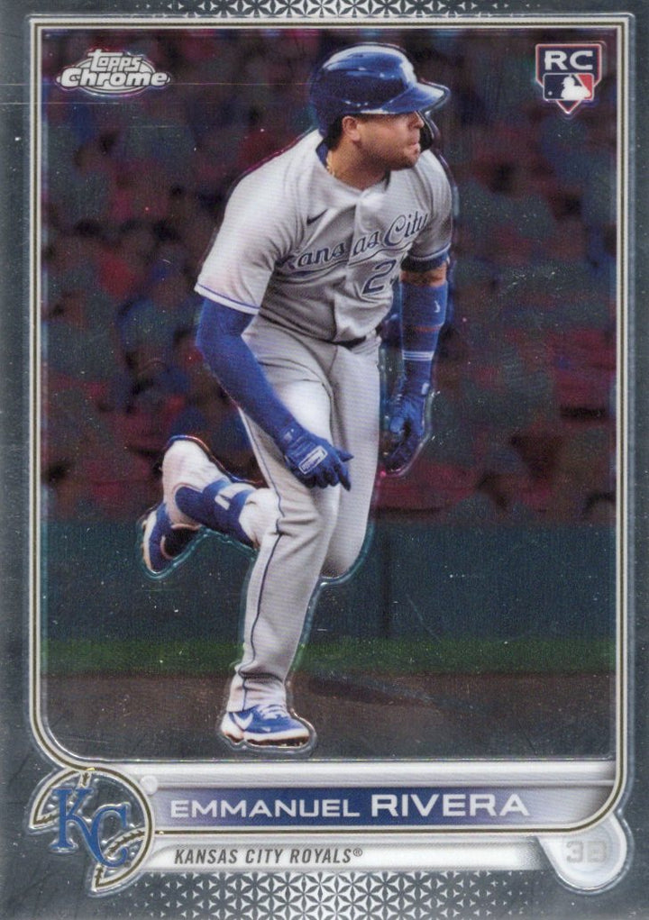 2022 Topps Chrome Sonic Emmanuel Rivera Rookie 