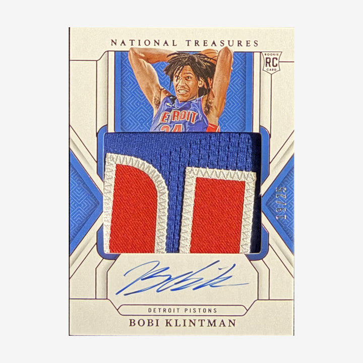 2024-25 Panini National Treasures Bobi Klintman Rookie Patch Autograph 