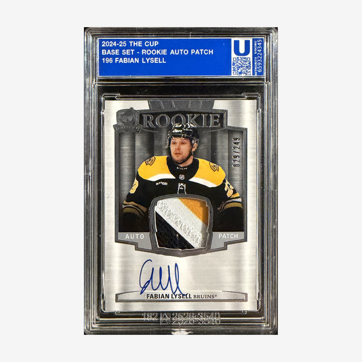 2024-25 Upper Deck The Cup Fabian Lysell Rookie Auto Patch 