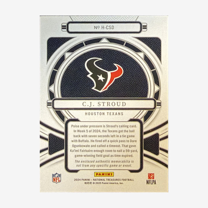 2024 Panini National Treasures C.J. Stroud Heirlooms 