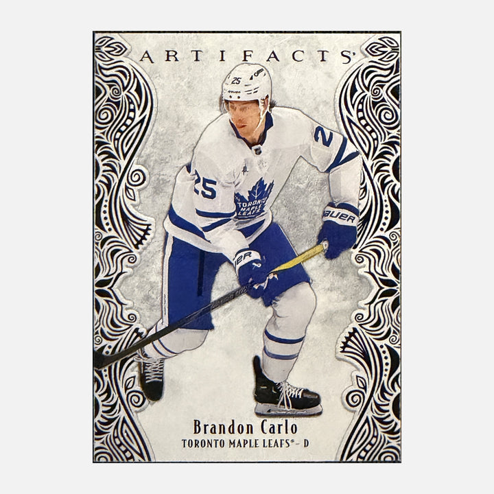 Front of 2025-26 Artifacts Brandon Carlo 