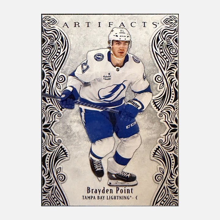 Front of 2025-26 Artifacts Brayden Point 