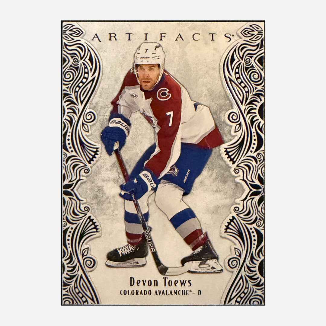 Front of 2025-26 Artifacts Devon Toews #89 - Colorado Avalanche