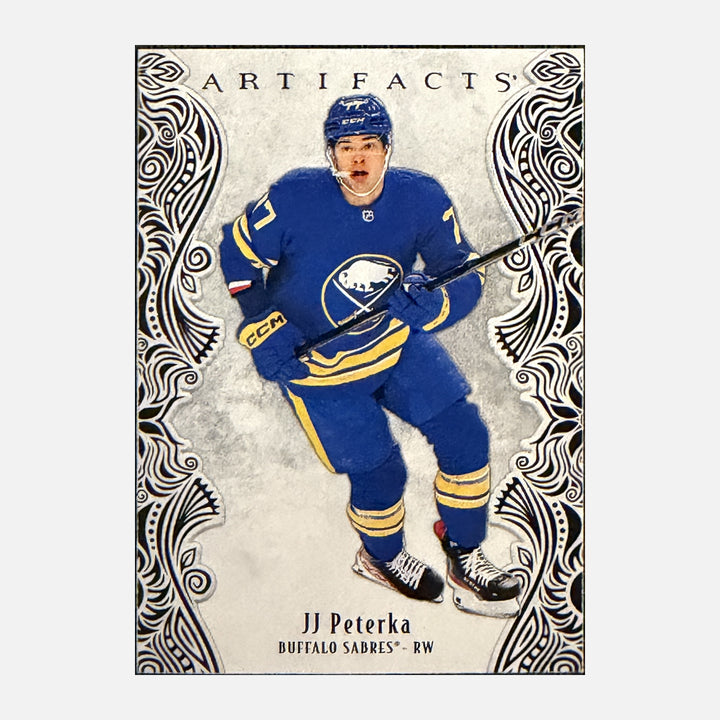 Front of 2025-26 Artifacts JJ Peterka 