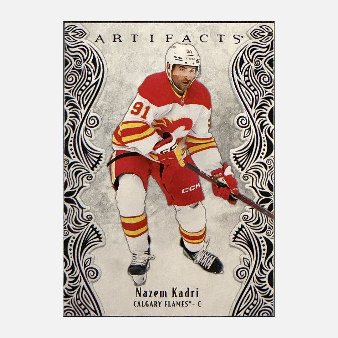 Front of 2025-26 Artifacts Nazem Kadri #70 - Calgary Flames