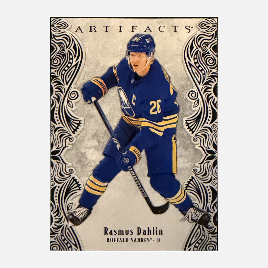Front of 2025-26 Artifacts Rasmus Dahlin #1 - Buffalo Sabres