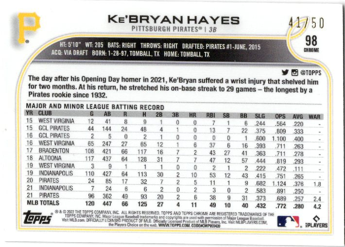 2022 Topps Chrome Sonic Ke&